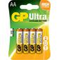 Батарея GP Ultra Alkaline 15AU LR6 AA  (4шт. уп)