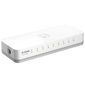 D-Link DES-1008C / B1A,  L2 Unmanaged Switch with 8 10 / 100Base-TX ports.2K Mac address,  Auto-sensing,  802.3x Flow Control,  Stand-alone,  Auto MDI / MDI-X for each port,  Plastic case. Manual + External Pow