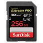 Флеш карта SD 256GB SanDisk SDXC Class 10 V90 UHS-II U3 Extreme Pro,  300MB / s