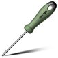 Крестовая отвертка ";Home Series Green"; Deli HT1205L PH1x100мм  Эксклюзивный дизайн,  рукоятка из высококачественного софттач пластика