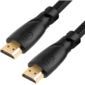 Greenconnect Кабель 0.3m HDMI версия 2.0,  HDR 4:2:2,  Ultra HD,  4K 60 fps 60Hz / 5K*30Hz,  3D,  AUDIO,  18.0 Гбит / с,  28 / 28 AWG,  OD7.3mm,  тройной экран,  черный нейлон,  GCR-HM811-0.3m
