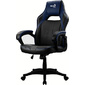 Кресло игровое Aerocool AС40C AIR черный / синий сиденье черный / синий полиуретан крестов.