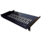 Полка стационарная Lanmaster TWT-CB-SFBF250-1U / 18 нагр.:60кг. 19" 250мм черный  (упак.:1шт)