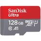 Флеш карта microSD 128GB SanDisk microSDXC Class 10 Ultra  (SD адаптер) UHS-I U1 A1 120MB / s