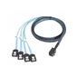 CBL-SFF8643-SATASB-10M,  1 metre cable,  SFF8643 to X4 SATA
