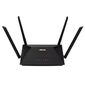 Роутер ASUS RT-AX53U 802.11b / g / n / ac / ax,  до 574 + 1201 Mbps,  2, 4 + 5 гГц,  4 антенны,  USB. 90IG06P0-MO3500