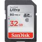 Флеш карта microSDHC 32Gb Class10 Sandisk SDSQXAF-032G-GN6MA Ultra + adapter