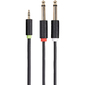 Кабель-адаптер 3.5ST (M) / 2X6.35 ST (M),  1.5м,  Telecom PRO <TAV6168-1.5M>
