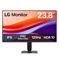Монитор 23.8" LG 24U411A-B Black  (IPS,  1920x1080,  D-Sub+HDMI,  5 ms,  178° / 178°,  250 cd / m,  1000:1,  120Hz)