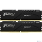 Kingston KF564C32BBEK2-32 DDR 5 DIMM 32Gb PC51200,  64000Mhz,  FURY Beast Black EXPO CL32  (Kit of 2)  (retail)