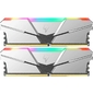 Netac Shadow RGB 16GB  (8GB x 2) DDR4-3200  (PC4-25600) C16 Silver 16-20-20-40 1.35V XMP Dual DIMM Kit