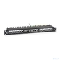 Cabeus PL-24-Cat.6-SH-Dual IDC Патч-панель 19"  (1U),  24 порта RJ-45,  категория 6,  экранированная,  с задним организатором