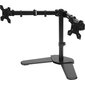 Кронштейн для мониторов ЖК Buro M042 черный 17"-27" макс.8кг настольный поворот и наклон