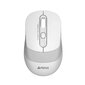 Мышь A4 FStyler FG10 белый / серый оптическая  (2000dpi) беспроводная USB