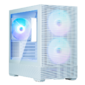 ZALMAN P30 AIR,  MATX,  WHITE,  WINDOW,  2xCombo  (3.5'' or 2.5''),  3x2.5",  1xUSB TYPE-C,  1xUSB3.0,  FRONT 2x140mm ARGB,  REAR 1x140mm ARGB