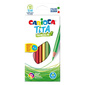 Карандаши цветные Carioca Tita Erasable 42897 шестигранные пластик d=3мм 12цв. стираемые карт.кор.