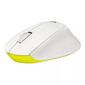 Мышь Logitech Мышь беспроводная Logitech M330 Silent Plus White бнлая,  оптическая,  1000dpi,  2.4GHz, USB-ресивер,  бесшумная,  под правую руку