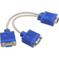 Кабель-разветвитель VGA 1=>2  (1x15M / 2 x15F), VCOM,  0.2метра <VVG6530-0.2M>