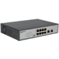 Коммутатор /  Unmanaged Switch 8x1000Base-T PoE,  2x1000Base-T,  PoE Budget 120W,  Long-range PoE up to 250m,  19" w / brackets