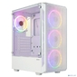 Ginzzu RX330 ATX FAN 12CM FRGB*4 Белый