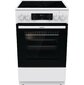 Плита Электрическая Gorenje GEC5C42WG белый стеклокерамика  (без крышки)