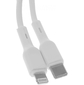 Кабель BoraSCO 52549 USB Type-C  (m)-Lightning  (m) 3м белый коробка