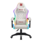 Игровое кресло Energy Белый, RGB, класс 4, PU DEFENDER