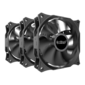 Кулер для ПК /  PCCooler DN 120 3IN 1  (120x120x25mm,  3-pin,  44.31CFM,  18dBA,  1200RPM,  Black,  3pcs)