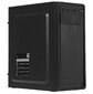 Exegate EX283073RUS Корпус Miditower ExeGate XP-332 Black,  ATX,  <XP500,  Black, 120mm>,  2*USB,  Audio