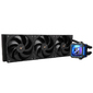Водяное охлаждение для процессора /  Thermalright Frozen Warframe Pro 360 Black  (360mm,  Black,   /  Fans: 3x120mm,  70.84CFM,  29.8dBA,  2000RPM /  Pump height 60mm,  23dBA,  3000RPM,  Rad thickness 27mm /  S: 1200,  1700,  1851,  2011,  2066,  115X,  AM4,  AM5)