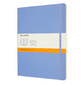 Блокнот Moleskine CLASSIC SOFT QP621B42 XLarge 190х250мм 192стр. линейка мягкая обложка голубая гортензия
