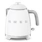 SMEG KLF05WHEU Чайник,  1400Вт,  0.8л ~ 3-чашки,  белый / серебристый