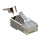 Hyperline PLUG-8P8C-UV-C6-TW-SH-10 Разъем RJ-45 (8P8C) под витую пару,  категория 6  (50