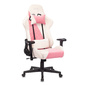 Кресло игровое Бюрократ VIKING X белый / розовый