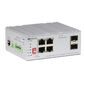 Managed L2 Industrial Fast Ring Switch 4x1000Base-T PoE,  2x1000Base-X SFP,  PoE Budget 60W,  Surge 4KV,  -40 to 75°C