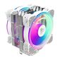 Кулер ALSEYE  H120D  (White) TDP: 200W Product Dimensions:123x154x106mm Heatsink Dimensions:154x123x58mm Heatsink Weight:518g Heat Pipe:O6mmx6pcs Fan Dimensions-:120x120x25mm