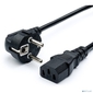Bion Кабель питания 3м,  евровилка с заземлением,  1мм,  Schuko-C13,  черный [BXP-PC-186-1-3M]