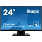 IIYAMA T2454MSC-B1AG LCD 23.8'' [16:9] 1920х1080 (FHD) IPS,  nonGLARE,  TOUCH,  250cd / m2,  H178° / V178°,  1000:1,  5М:1,  4ms,  VGA,  HDMI,  USB-Hub,  Height adj,  Tilt,  Speakers,  3Y,  Black