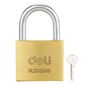 Замок навесной Deli DL508906 латунный,  50мм