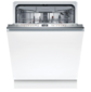 Serie 6,  Встраиваемая посудомоечная машина 60см.,  SilencePlus; Класс A-A-A; загрузка на 14 комплектов посуды,  сенсорное управление,  8 программ,  59.8x55x81.5-87.5 см, сушка: с открыванием дверцы / с теплообменником,  индикация на полу: проекция дисплея
