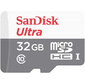 Флеш карта microSD 32GB SanDisk microSDHC Class 10 Ultra  (SD адаптер) UHS-I 100MB / s
