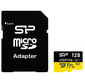 Флеш карта microSDXC 128GB Silicon Power SP128GBSTXLV3V1NSP Elite V30 A1 + adapter