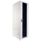 Шкаф телекоммуникационный напольный ЭКОНОМ 42U  (600  600) дверь стекло,  дверь металл