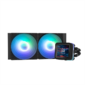 Zalman CPU Liquid Cooler 240mm,  ARGB,  LCD Display,  black