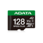 Флеш карта microSD A-DATA 128GB microSDXC Class 10 UHS-I U3 V30 A2 160 / 140 MB / s  (SD адаптер)