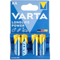 Батарейка Varta LONGLIFE POWER  (HIGH ENERGY) LR6 AA BL2 Alkaline 1.5V  (4906)  (2 / 40 / 200)