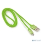 Cablexpert Кабель USB 2.0 CC-S-mUSB01Gn-1M,  AM / microB,  серия Silver,  длина 1м,  зеленый,  блистер