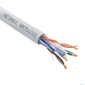 Кабель NEOMAX [NM716001] U / UTP cat.6 4x2x0.57,  23 AWG,  Медь,  внутренний,  PVC,  305м,  серый;  Fluke Tested
