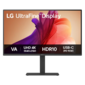 Монитор 32" LG 32U720A-B /  LG 32U720A-B 31.5" VA monitor,  3840x2160,  250cd / m2,  16:9,  5мс  (GtG),  HDMIx2,  DP,  USB C  (90W),  USB 3.0x2,  Speakers,  60Hz,  178 / 178,  внешний БП,  VESA 100x100,  HAS 130mm,  black