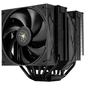 Кулер для процессора /  Thermalright Royal Pretor 130 Black  (4-pin PWM,  158mm,  Ni / Cu,  6x6mm,  1x120+1x130mm,  80.45CFM / 81.88CFM,  29.4dBA / 28.3dBA,  2150PM / 1750RPM,  S: 1200,  1700,  1851,  2011,  2066,  115X,  AM4,  AM5,  black)